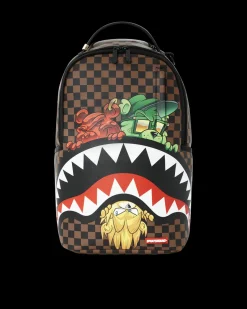 SHARKS IN PARIS CHARACTERS SNEAKIN BACKPACK (DLXV)