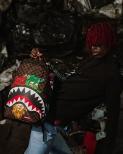 SHARKS IN PARIS CHARACTERS SNEAKIN BACKPACK (DLXV)