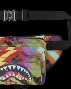 SHARKS IN PARIS CITY STREAKS CARGO CROSSBODY
