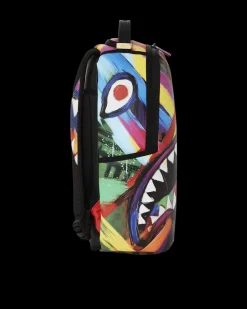 SHARKS IN PARIS CITY STREAKS BACKPACK (DLXV)