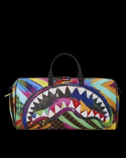 SHARKS IN PARIS CITY STREAKS DUFFLE