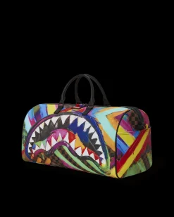 SHARKS IN PARIS CITY STREAKS DUFFLE