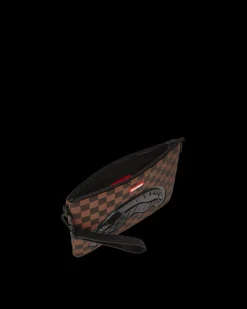 SHARKS IN PARIS CLEAR FOR TAKEOFF CROSSOVER CLUTCH WITH STRAP