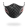 SHARKS IN PARIS (GRAY) VEGAN LEATHER FACE MASK