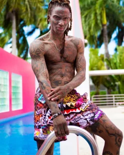 SHARKS IN PARIS JETSKI SWIM TRUNKS