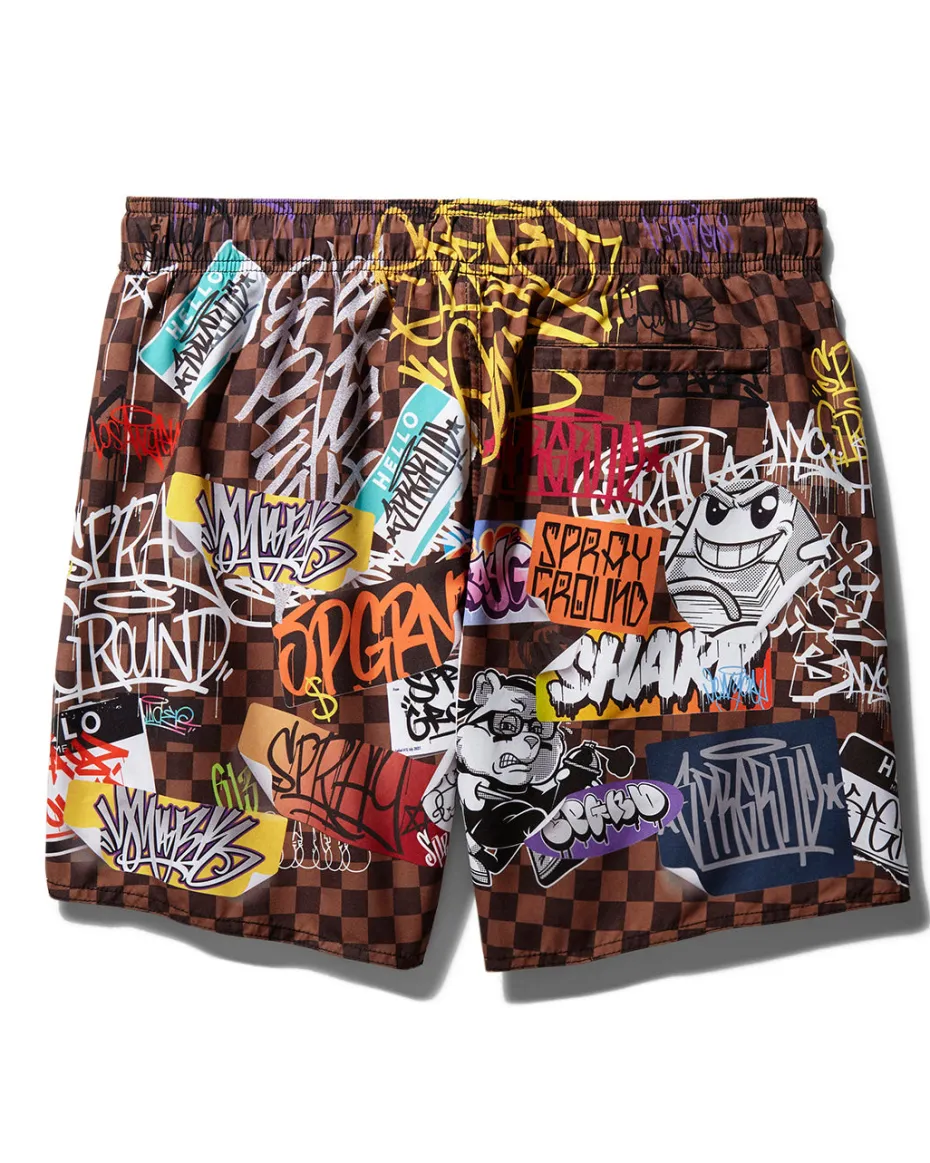 SHARKS IN PARIS JETSKI SWIM TRUNKS