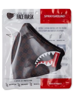 SHARKS IN PARIS VEGAN LEATHER FACE MASK