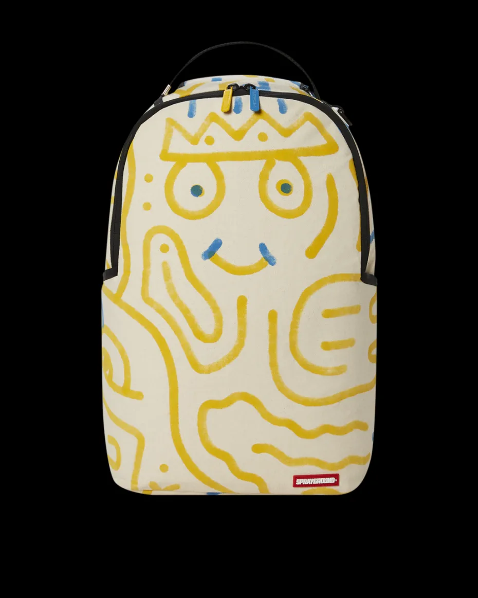 SHEREEN JENKINS CANVAS BACKPACK 1 of 18 CUT FROM LARGE CANVAS ART