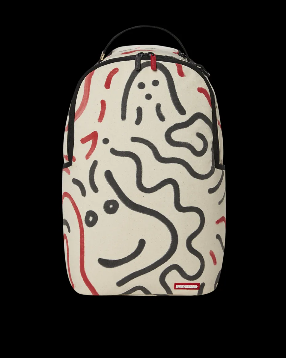 SHEREEN JENKINS CANVAS BACKPACK 1 of 18 CUT FROM LARGE CANVAS ART