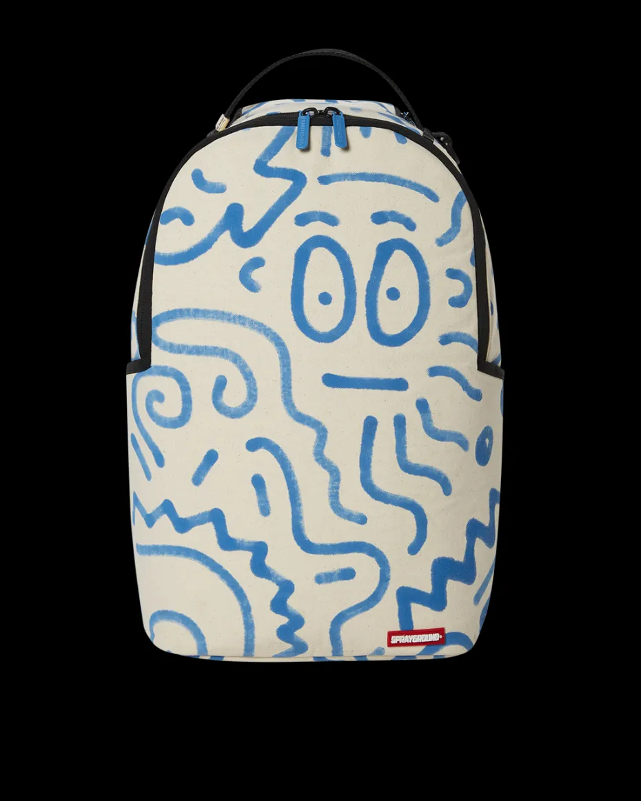 SHEREEN JENKINS CANVAS BACKPACK 1 of 18 CUT FROM LARGE CANVAS ART