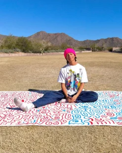 SHEREEN JENKINS CANVAS BACKPACK 1 of 18 CUT FROM LARGE CANVAS ART