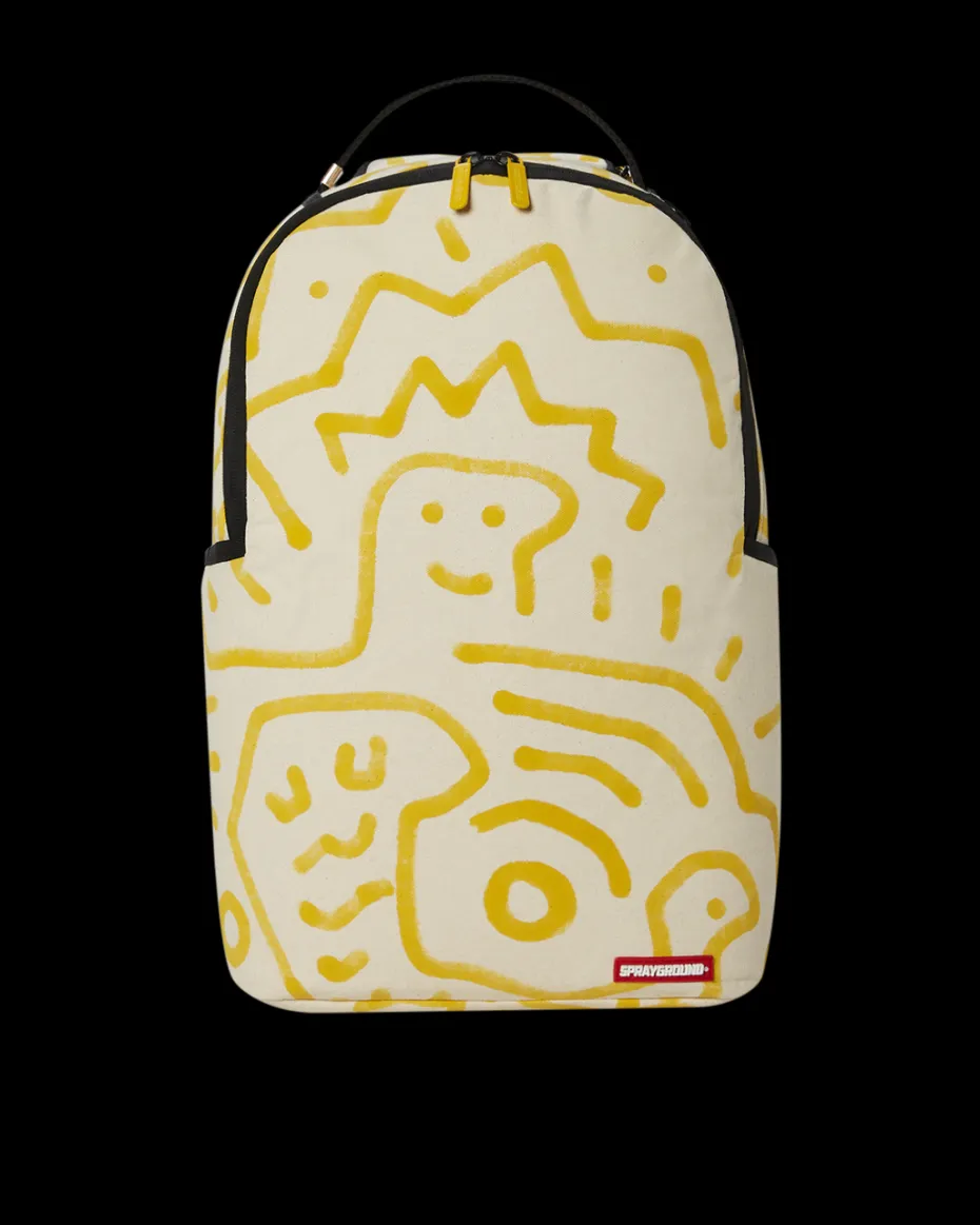 SHEREEN JENKINS CANVAS BACKPACK 1 of 18 CUT FROM LARGE CANVAS ART