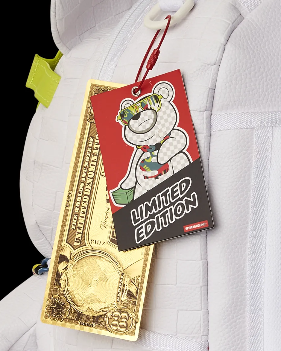 SHOW UP SHOW OUT MONEYBEAR TEDDYBEAR BACKPACK