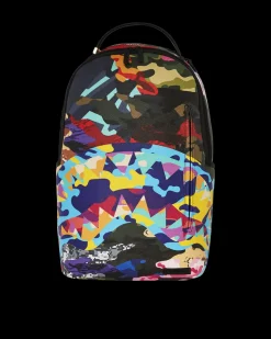 SLICED AND DICED CAMO BACKPACK