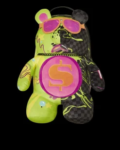 SLIME DIME MONEYBEAR TEDDYBEAR ON BACKPACK
