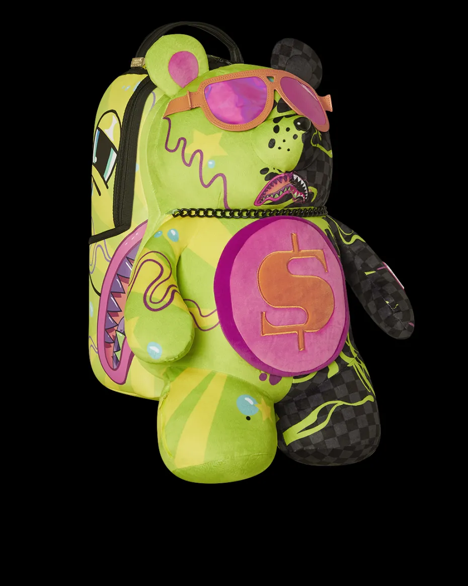 SLIME DIME MONEYBEAR TEDDYBEAR ON BACKPACK