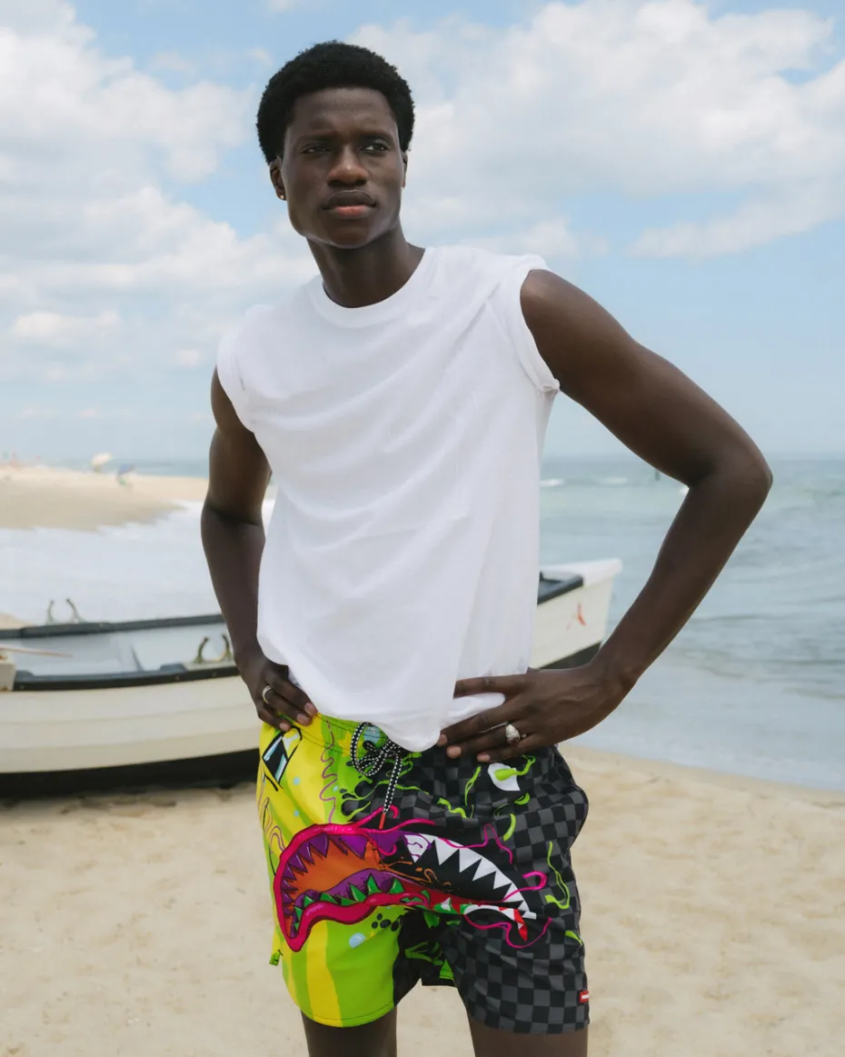 SLIME DIME SWIM SHORTS