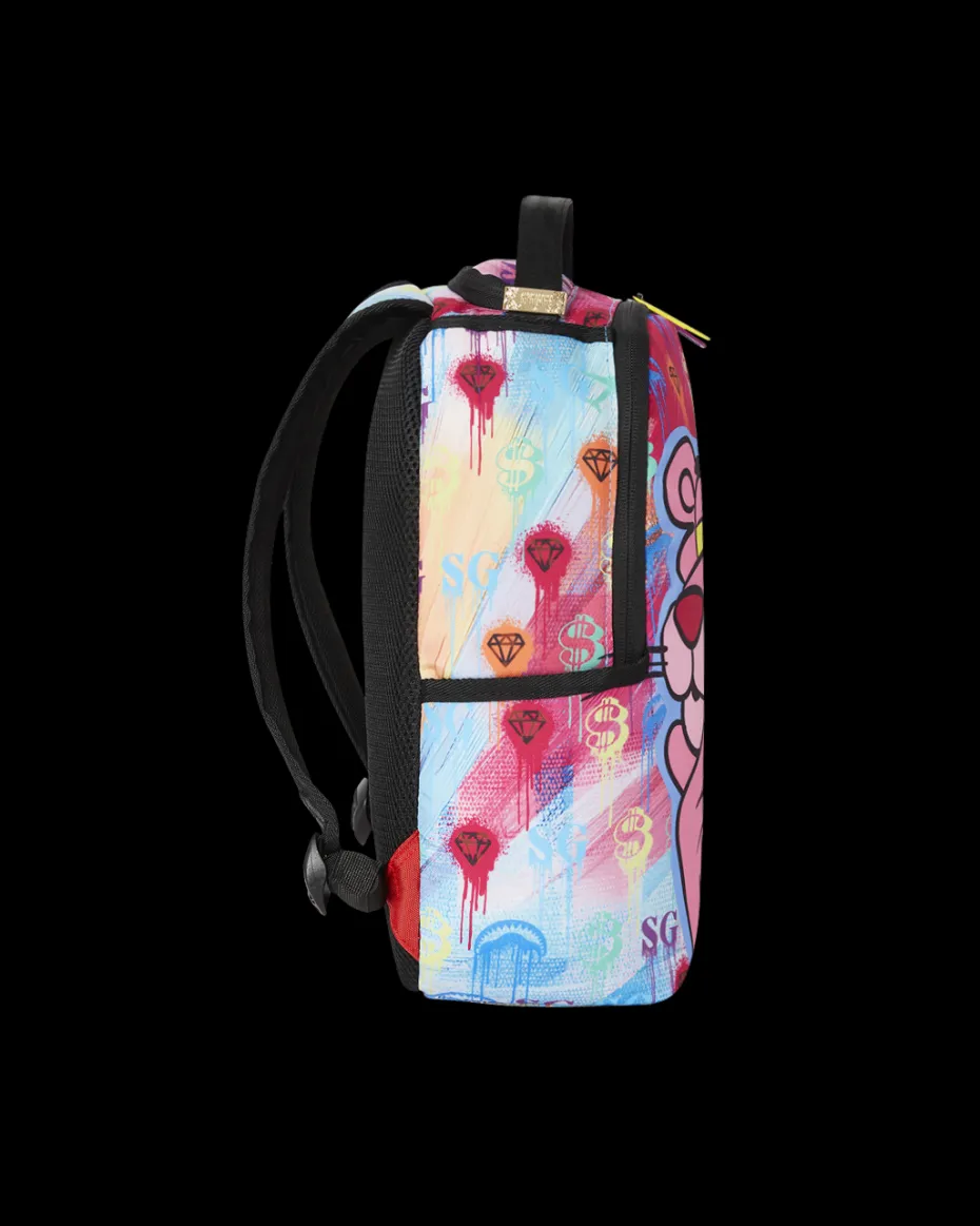 SMALL BACKPACK: PINK PANTHER ART CLASS