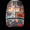 SPALDING X SPRAYGROUND FIRE MONEY BACKPACK