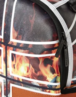 SPALDING X SPRAYGROUND FIRE MONEY BACKPACK