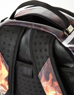 SPALDING X SPRAYGROUND FIRE MONEY BACKPACK