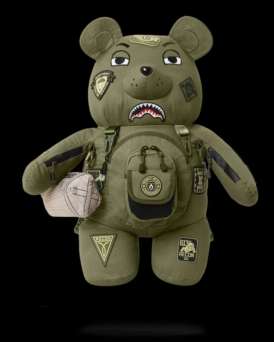 SPECIAL OPS FULL THROTTLE MONEYBEAR TEDDYBEAR BACKPACK