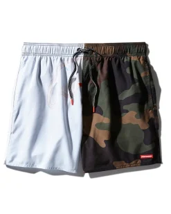 SPLIT BITE CAMO SHOTO SWIM TRUNKS