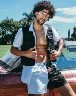 SPLIT BITE CAMO SHOTO SWIM TRUNKS