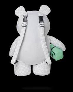 SPLIT THE CHECK (PEARL) MONEYBEAR TEDDYBEAR BACKPACK