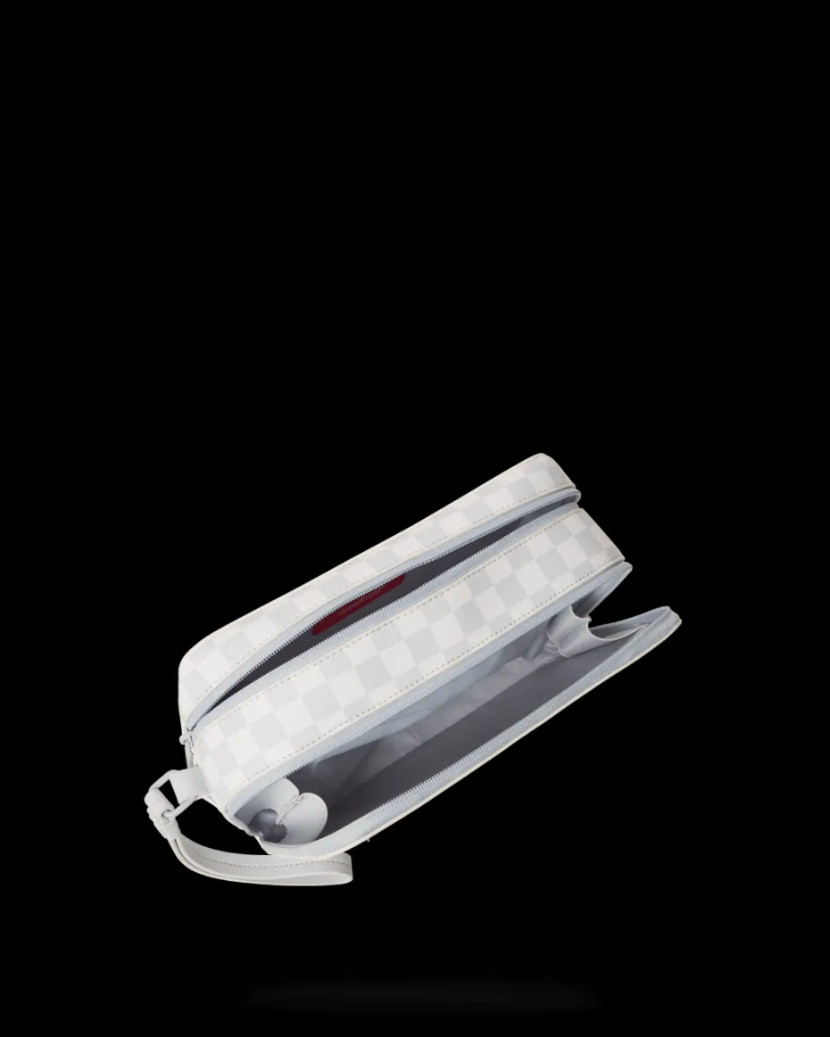 SPLIT THE CHECK (PEARL) TOILETRY BAG