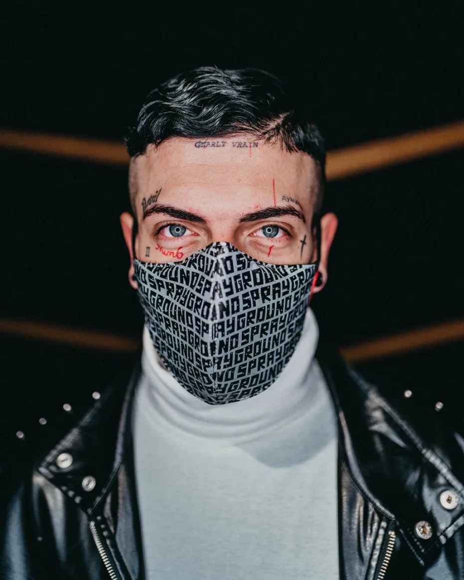 SPRAYGROUND INFINITI 3M REFLECTIVE FACE MASK