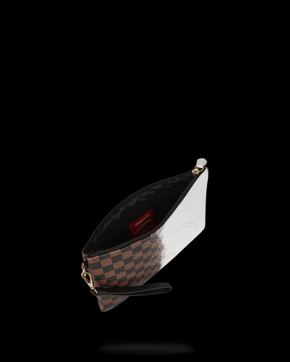 SPRAYSHARKS WORLDWIDE CROSSOVER CLUTCH W/ SHOULDER STRAP