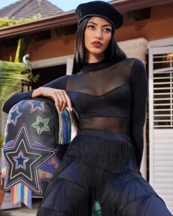 STAR RACER A.I.7 SANDFLOWER COLLAB BEADED BACKPACK