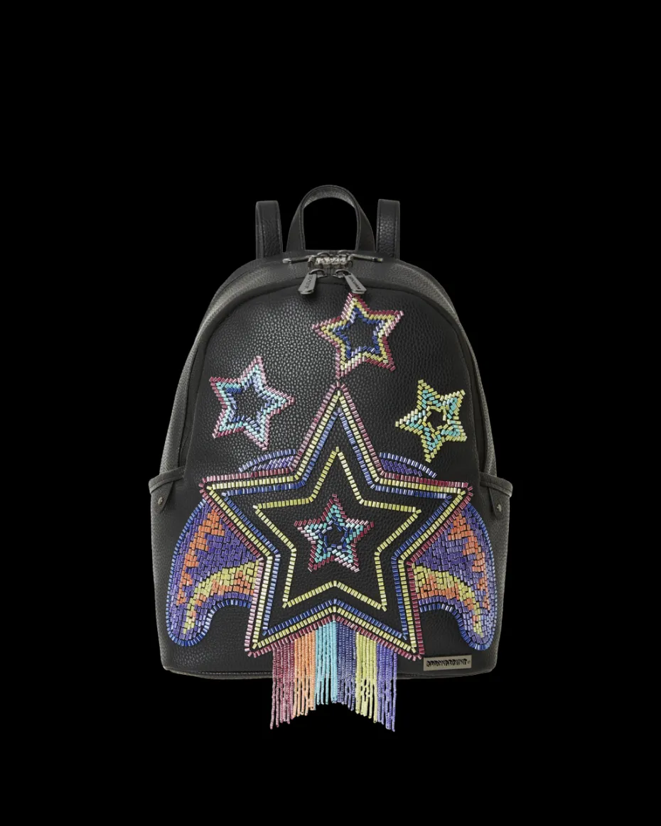 STAR RACER A.I.7 SANDFLOWER COLLAB BEADED SAVAGE BACKPACK