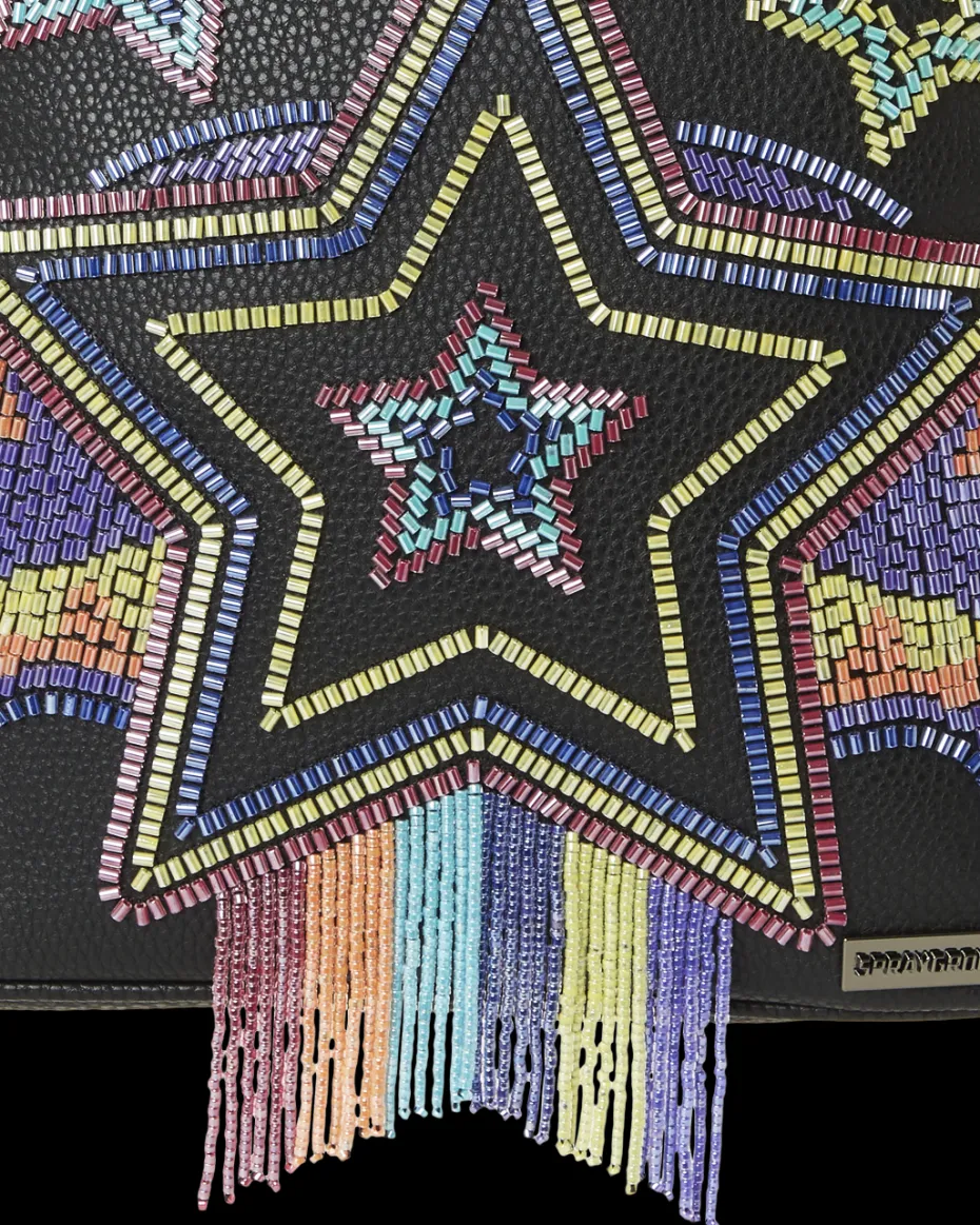 STAR RACER A.I.7 SANDFLOWER COLLAB BEADED SAVAGE BACKPACK