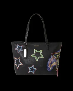 STAR RACER A.I.7 SANDFLOWER COLLAB BEADED TOTE