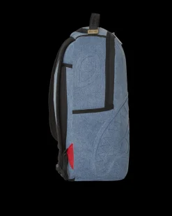 STONE WASH 3D SHARK BACKPACK