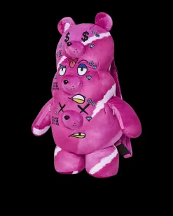 THE 3 HEADED BEAR PLUSH TEDDYBEAR BACKPACK