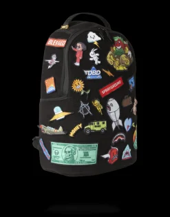 THE 32 REMOVABLE PATCHES VELCRO BACKPACK
