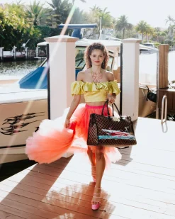 THE 305 SPEEDBOAT GETAWAY PYRAMID DUFFLE