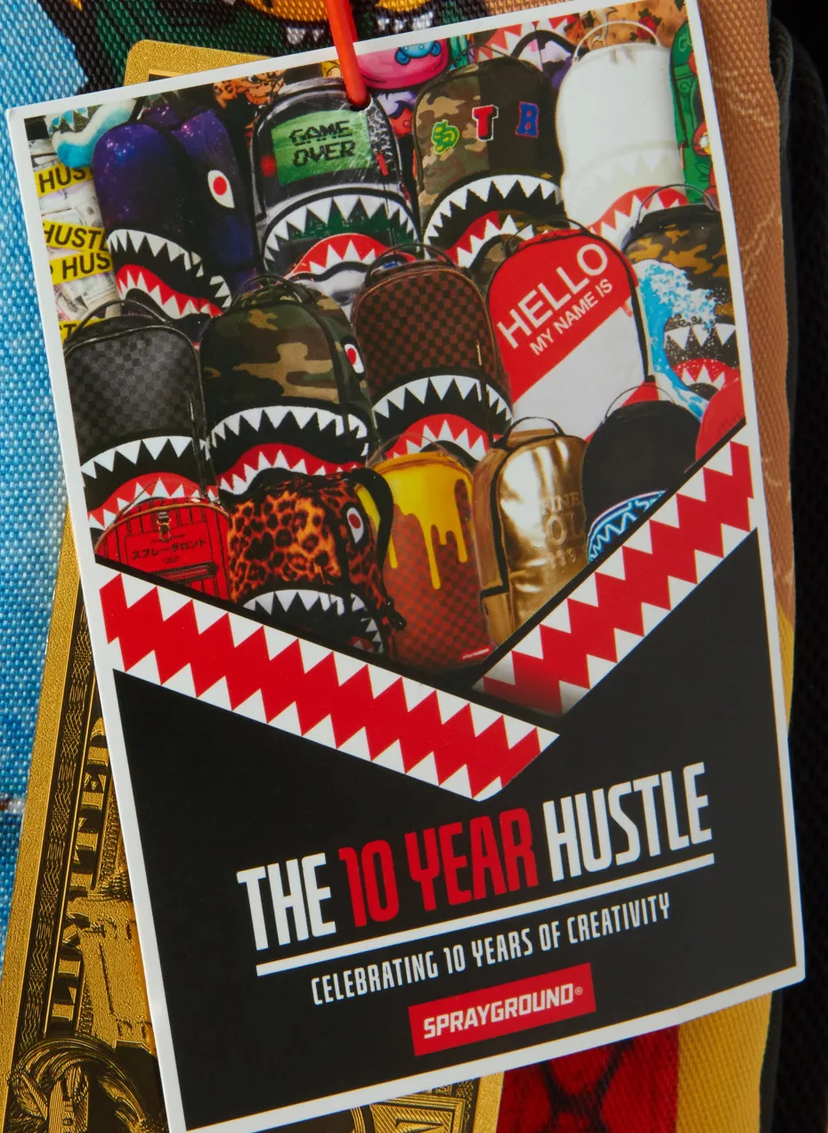 THE 10 YEAR HUSTLE BACKPACK. MYSTERY BOX. NUMBERED 1 OF 100