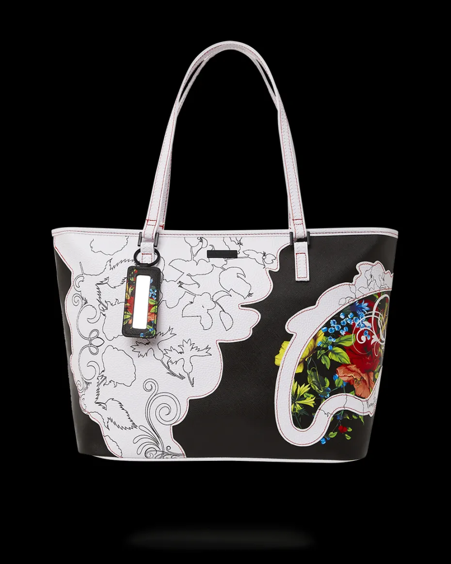 THE FLORAL CUT TOTE