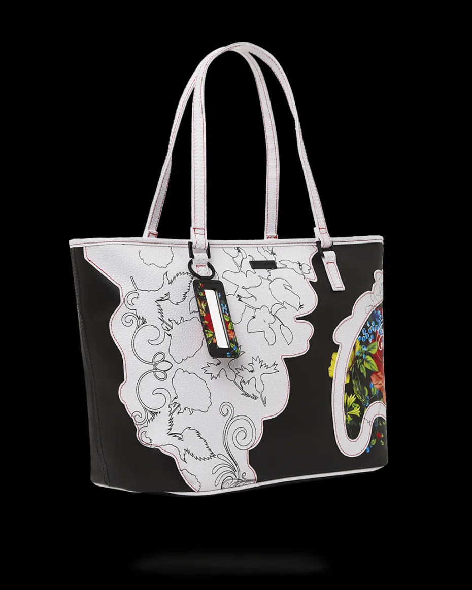 THE FLORAL CUT TOTE