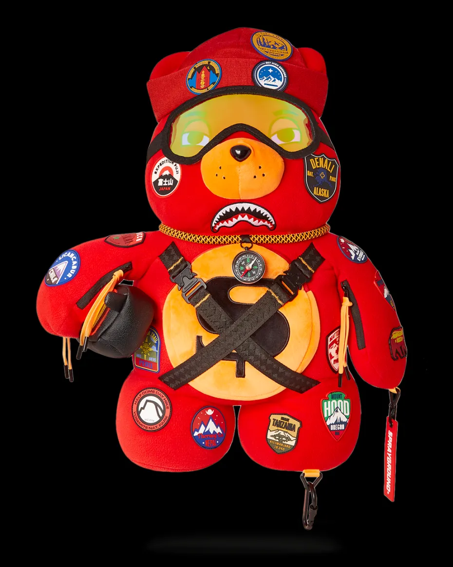 THE GLOBAL EXPEDITION MONEYBEAR TEDDYBEAR BACKPACK