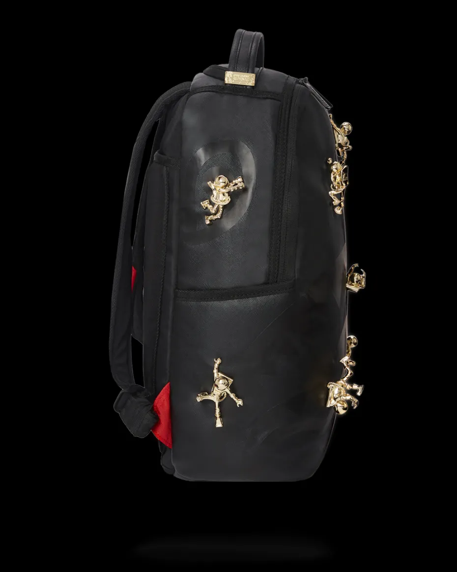 THE LOST IN SPACE BACKPACK (10 3D GOLD METAL ASTRONAUTS)