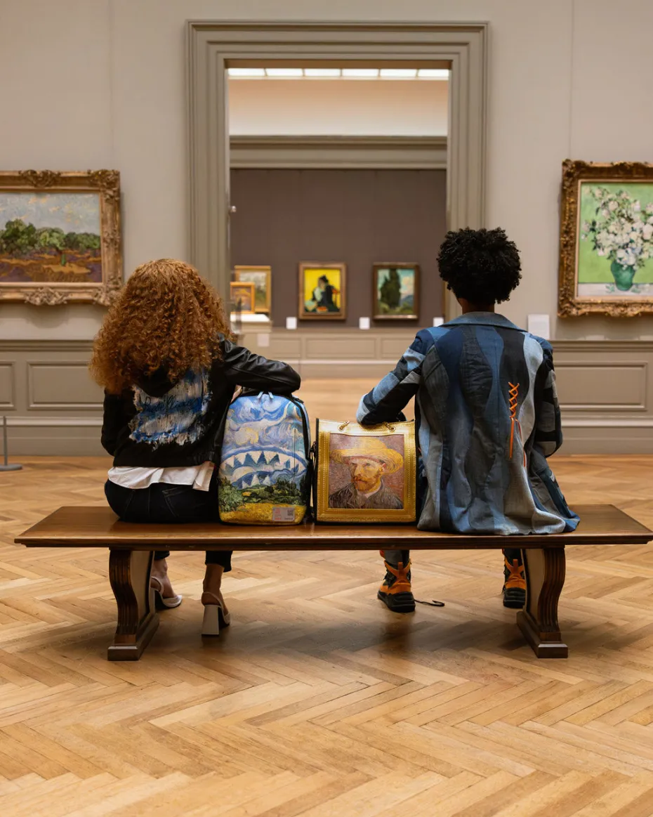 THE MET VAN GOGH WHEAT FIELD WITH CYPRESSES BACKPACK
