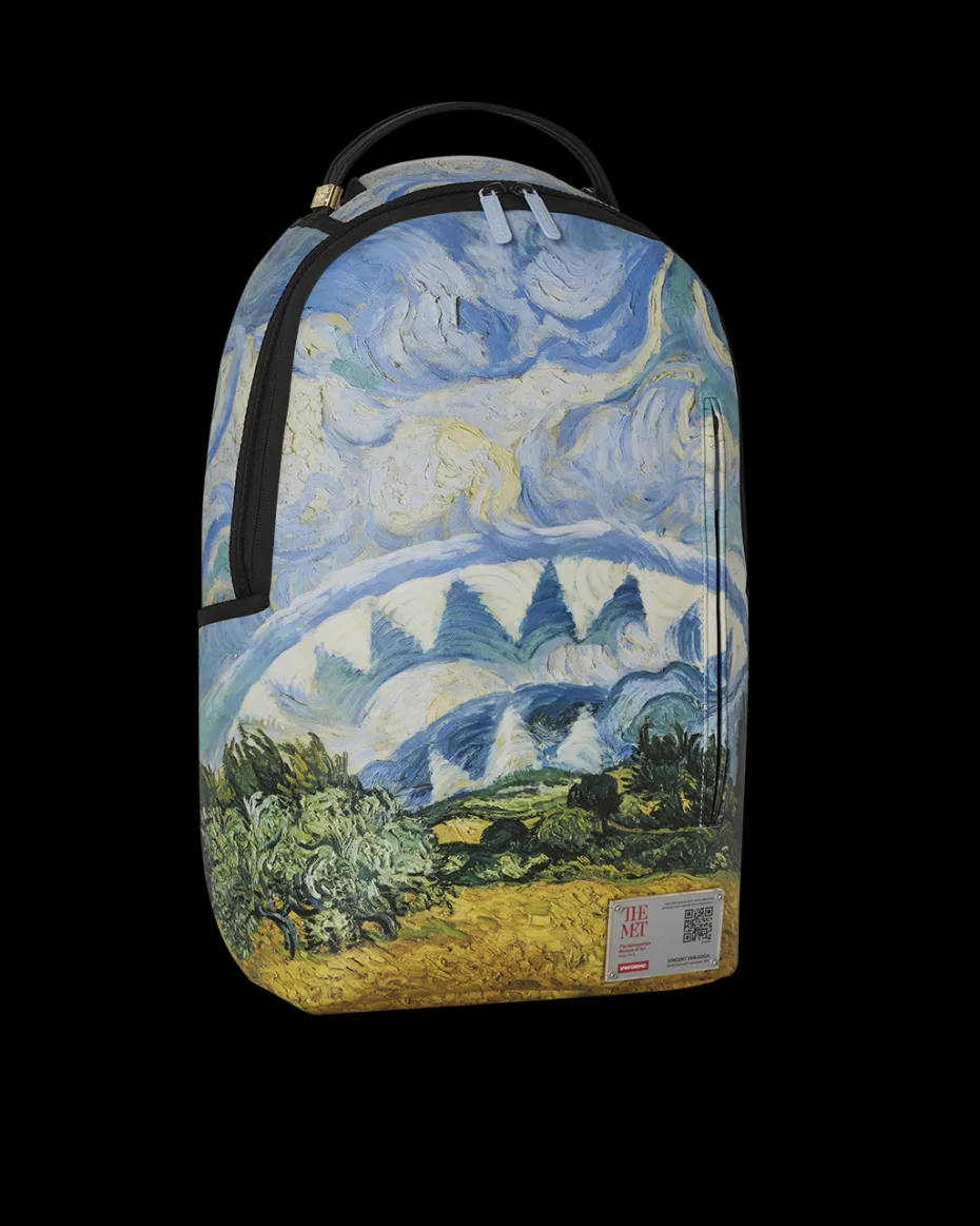 THE MET VAN GOGH WHEAT FIELD WITH CYPRESSES BACKPACK