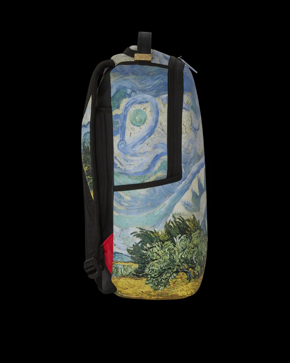 THE MET VAN GOGH WHEAT FIELD WITH CYPRESSES BACKPACK