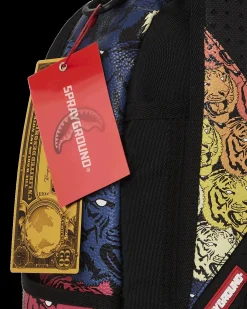 TIGER ROAR GOLD PLATED BACKPACK