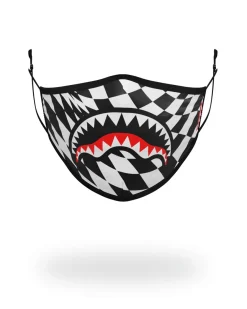 TRIPPY CHECK FACE MASK